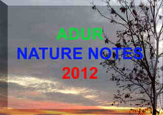 Link to the                                    Adur 2012 Nature Notes pages