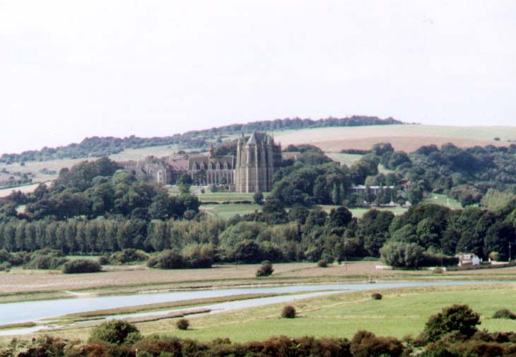 View of Lancing College from Mill Hill (Photograph by Andy Horton)