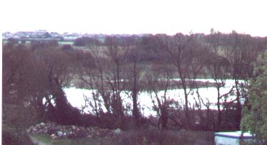 Mash Barn at maximum flood level (Photograph by Andy Horton)