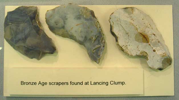 Bronze Age Scrapers from Lancing Clump