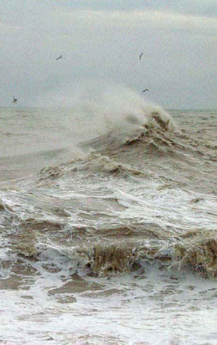 Waves at Shoreham on 13 January 2004