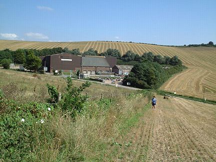 Looking east towards Halewick Lane, Waste Transfer Station (Photograph by Ray Hamblett)